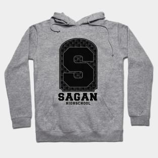 S Sagan Highschool V.1 black Hoodie